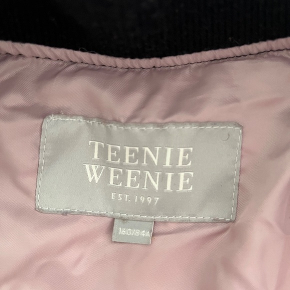 RARE Teenie Weenie Bear Katherine Long Quilted Varsity Parka Korea - Picture 9 of 10